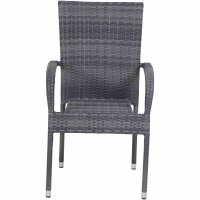 Padova II Bistro Sessel stone-grey, ohne Kissen