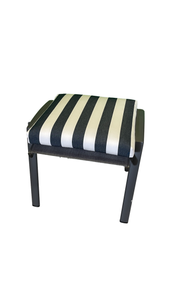Hocker-Auflage LORD blau stripes 50x50x9cm