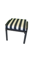 Hocker-Auflage LORD blau stripes 50x50x9cm