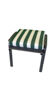 Hocker-Auflage LORD grün stripes 50x50x9cm