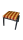 Hocker-Auflage OSLO rot stripes 50x50x9cm