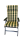 Hochlehner-Auflage OSLO grün stripes 126x50x9cm extra hoch
