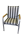 Niederlehner-Auflage ROYAL anthrazit stripes 100x50x9cm