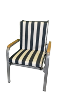 Niederlehner-Auflage LORD blau stripes 100x50x9cm