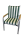Niederlehner-Auflage LORD grün stripes 100x50x9cm