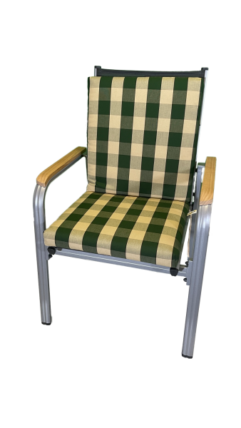 Niederlehner-Auflage LORD grün stripes 100x50x9cm