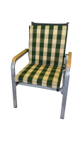 Niederlehner-Auflage LORD grün stripes 100x50x9cm
