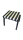 Hocker-Auflage LORD blau stripes 50x50x4cm