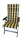 Hochlehner-Auflage OSLO grün stripes 124x50x4cm