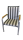 Niederlehner-Auflage ROYAL anthrazit stripes 100x50x4cm