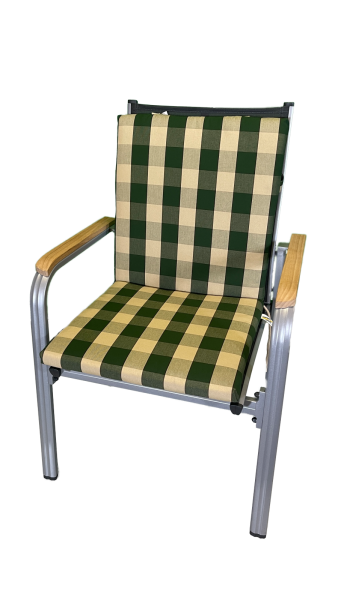 Niederlehner-Auflage OSLO grün stripes 100x50x4cm