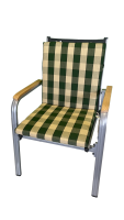 Niederlehner-Auflage OSLO grün stripes 100x50x4cm