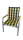 Niederlehner-Auflage OSLO grün stripes 100x50x4cm