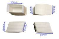 Bodenschoner 4er Set für Kettler ROMA Hocker weiß 01038-000
