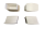 Bodenschoner 4er Set für Kettler ROMA Hocker weiß 01038-000