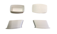 Bodenschoner 4er Set für Kettler ROMA Rollliege weiß 01638-000