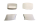 Bodenschoner 4er Set für Kettler ROMA Rollliege weiß 01638-000