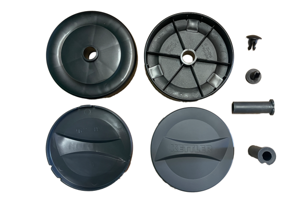 Rad 2er Set für Kettler ROMA Rollliege anthrazit 01638-700