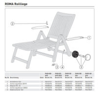 Rad 2er Set für Kettler ROMA Rollliege anthrazit 01638-700