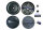 Rad 2er Set für Kettler ROMA Rollliege anthrazit 01638-700
