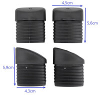 Bodenschoner Set 4er für CIRRUS Multipositionssessel 0100301 / 360-0000