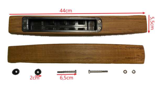 Armlehne Set für Kettler Multipositionssessel CIRRUS 0100301-7110 / 0100301-3100