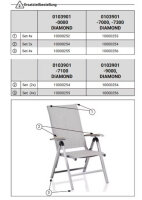 Bodenschoner 4er Set für KETTLER DIAMOND Multipositionssessel 0103901-0000 / 7100