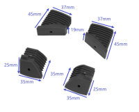 Bodenschoner 4er Set für KETTLER DIAMOND Multipositionssessel 0103901-0000 / 7100