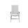 DIAMOND Multipositionssessel silber / hellgrau Teak
