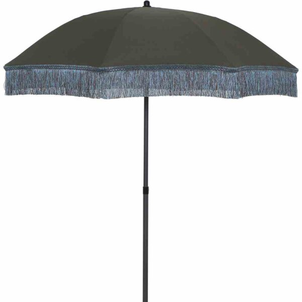 Maui Mittelstockschirm anthrazit/olive Ø180cm Gestell Stahl anthrazit, Bezug 100% Polyester, 180g/m² olive