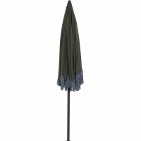 Maui Mittelstockschirm anthrazit/olive Ø180cm Gestell Stahl anthrazit, Bezug 100% Polyester, 180g/m² olive