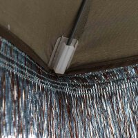 Maui Mittelstockschirm anthrazit/olive Ø180cm Gestell Stahl anthrazit, Bezug 100% Polyester, 180g/m² olive