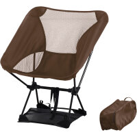 Campingstuhl Wanderlust braun Ultra-leicht Aluminiumgestell