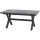 Sincro Ausziehtisch 160/200x90cm matt anthrazit / HPL titan Gestell Aluminium, HPL titan