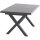 Sincro Ausziehtisch 160/200x90cm matt anthrazit / HPL titan Gestell Aluminium, HPL titan