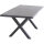 Sincro Ausziehtisch 160/200x90cm matt anthrazit / HPL titan Gestell Aluminium, HPL titan