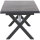 Sincro Ausziehtisch 160/200x90cm matt anthrazit / HPL titan Gestell Aluminium, HPL titan