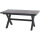 Sincro Ausziehtisch 160/200x90cm matt anthrazit / HPL titan Gestell Aluminium, HPL titan