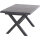 Sincro Ausziehtisch 160/200x90cm matt anthrazit / HPL titan Gestell Aluminium, HPL titan