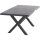 Sincro Ausziehtisch 160/200x90cm matt anthrazit / HPL titan Gestell Aluminium, HPL titan