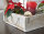 Deko-Ziegelform ALBUS, white washed, recyceltes Holz