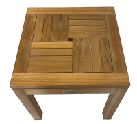 Teakholz Beistelltisch MUNTOR 50cm x 50xm