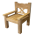 Teakholz Sessel JUMBO, Natural Teak