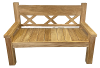 Teakholz Gartenbank JUMBO, Natural Teak