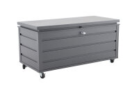 Kissen- / Aufbewahrungsbox MWH Odrio, Aluminium, grau matt