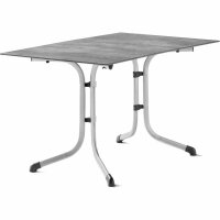 Klapptisch Polytec (HPL) 120x80cm Stahlgestell graphit /...