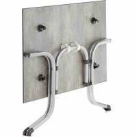 Klapptisch Polytec (HPL) 120x80cm Stahlgestell graphit /...