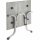 Klapptisch Polytec (HPL) 120x80cm Stahlgestell graphit / Tischplatte Polytec (HPL) Beton hell