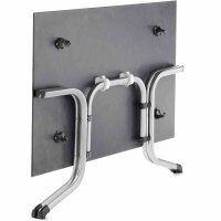 Klapptisch Polytec (HPL) 140x90cm Stahlgestell graphit /...