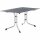 Klapptisch Polytec (HPL) 140x90cm Stahlgestell graphit / Tischplatte Polytec (HPL) Schiefer anthrazit